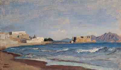 400x231 Corot And Degas The Castel Dell'Ovo In Art History The Daily Norm - Napoli Painting