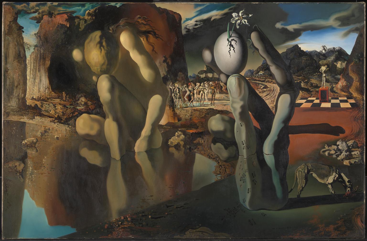 1536x1009 Metamorphosis Of Narcissus', Salvador 1937 Tate - Narcissus Painting