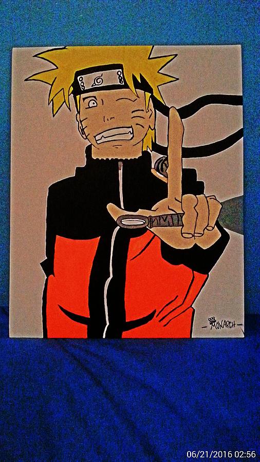 506x900 Naruto Painting Painting By James Barkley - Naruto Painting