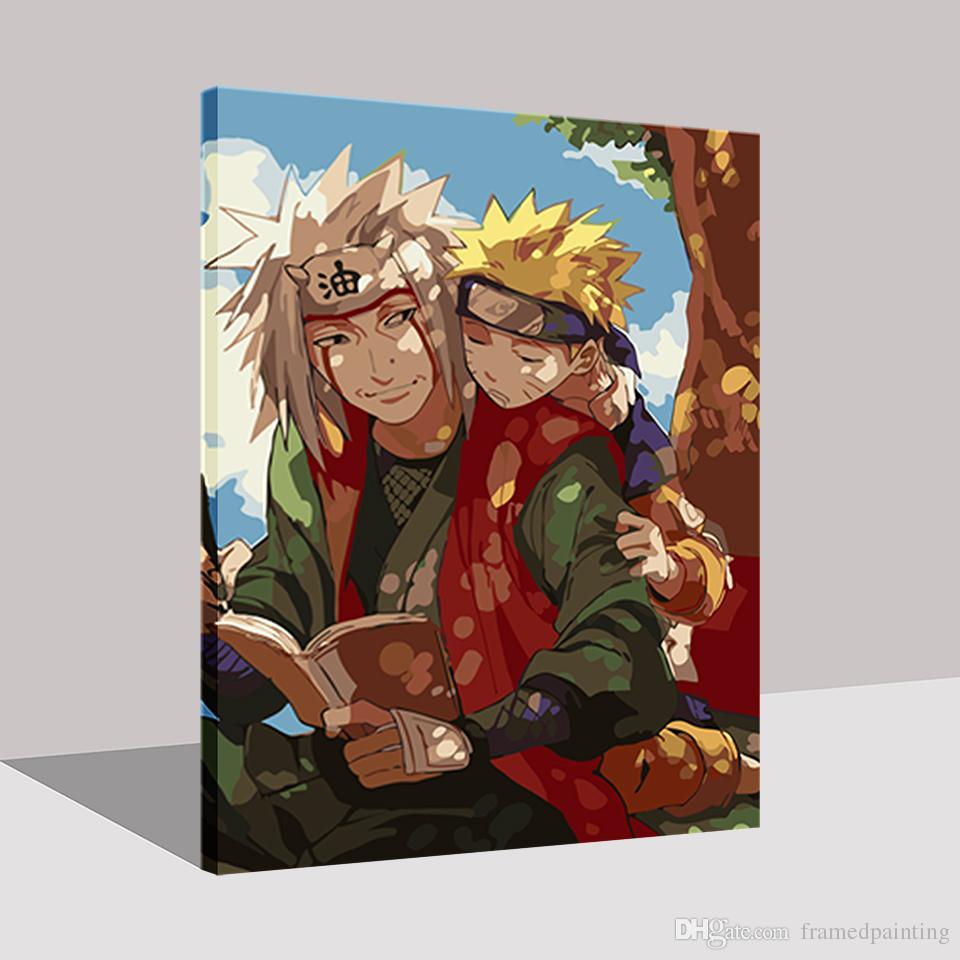 960x960 Online Cheap Diy Naruto Oil Painting By Number Wall Art Acrylic - Naruto Painting