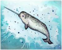 200x160 Stunning Narwhal Artwork For Sale On Fine Art Prints - Narwhal Painting