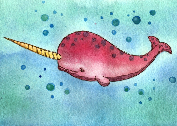 736x525 The 64 Best Narwhals! Images On Narwhals, Narwhal - Narwhal Painting