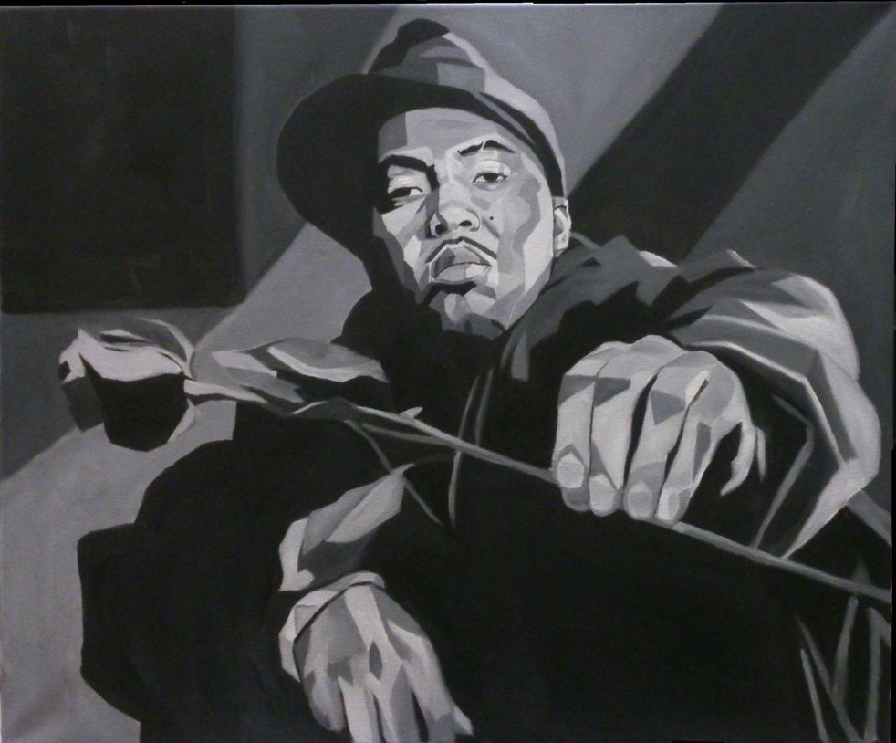 982x814 Nas By Dickens Art - Nas Painting