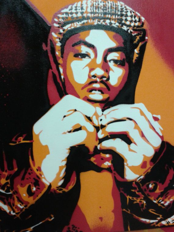 570x760 Nas Custom Painting Stencil Art Spray Paints Hip Hop Art Rap New - Nas Painting