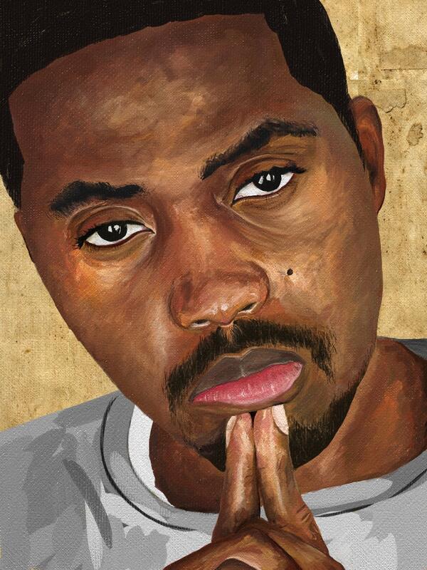 600x800 Keon Courtney (@keon 23) Twitter - Nas Painting