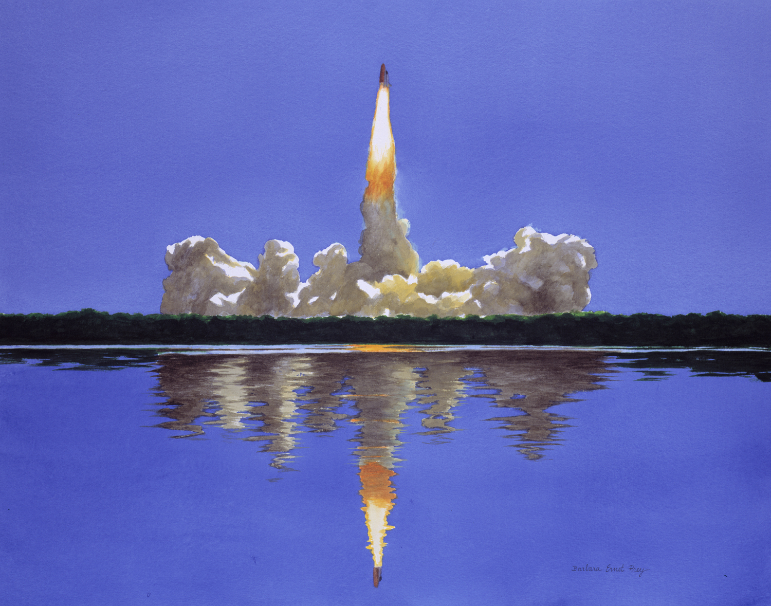 1500x1179 Nasa Art50 Years - Nasa Painting