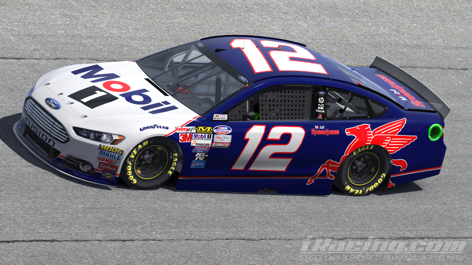 1920x1080 Mobil 1 By Scott Pierchorowicz - Nascar Painting