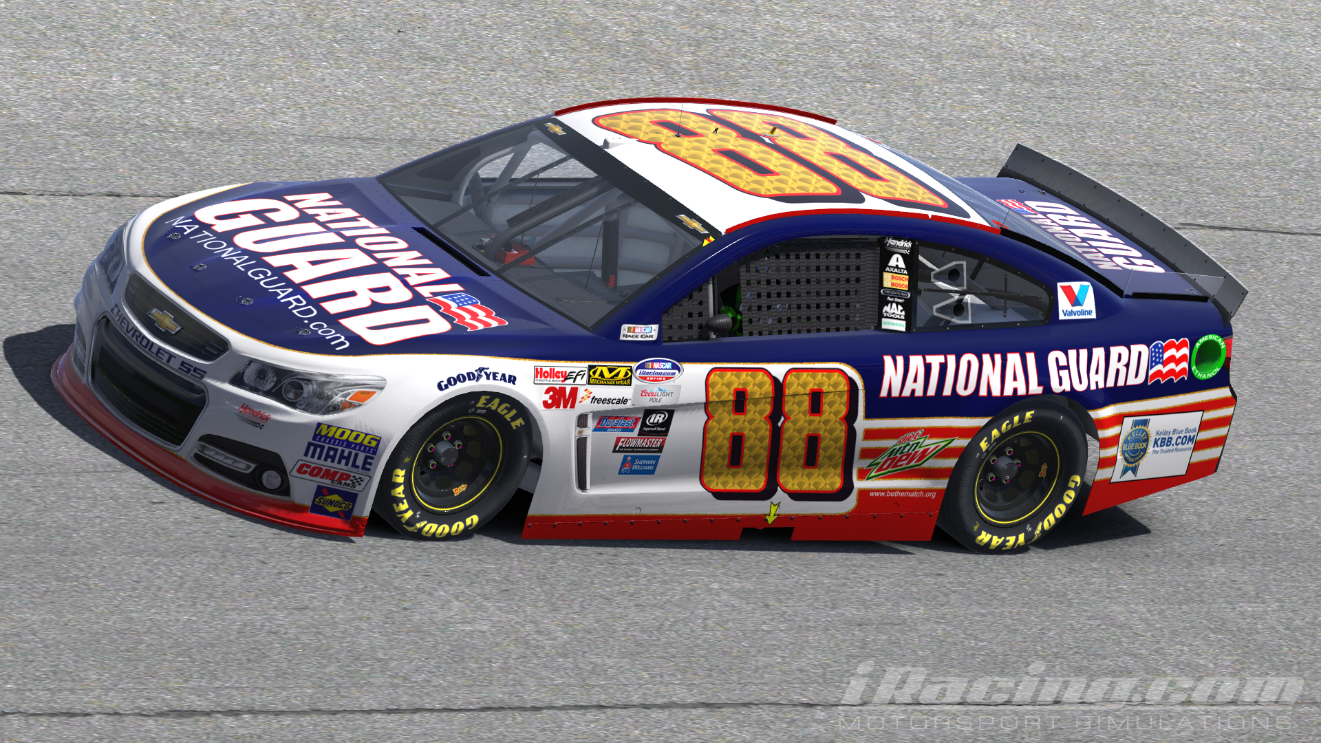 1920x1080 National Guard Fictional By Scott Pierchorowicz - Nascar Painting