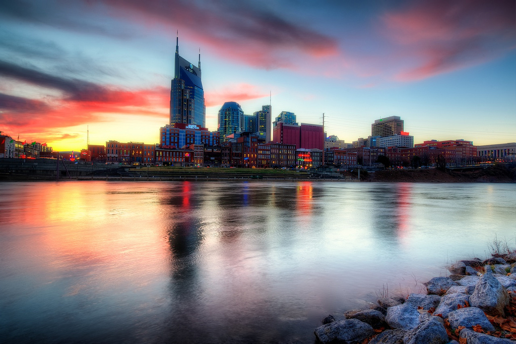 1024x682 Painting Nashville Skyline Nashville, Tn - Nashville Painting