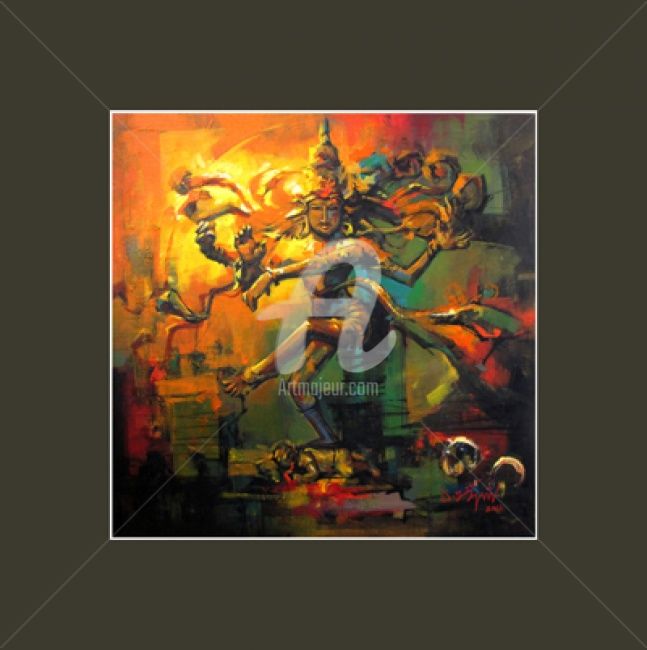 647x650 Nataraja (Satheesh) - Nataraja Painting