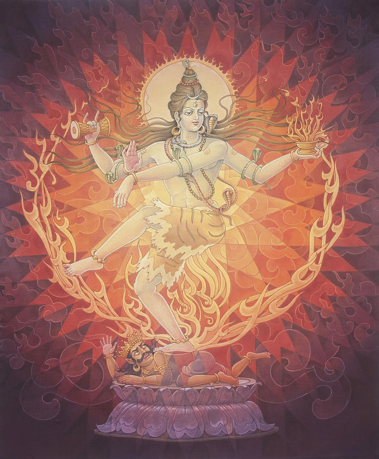 742x900 Nataraja Shiva Painting By Pieter Weltevrede - Nataraja Painting