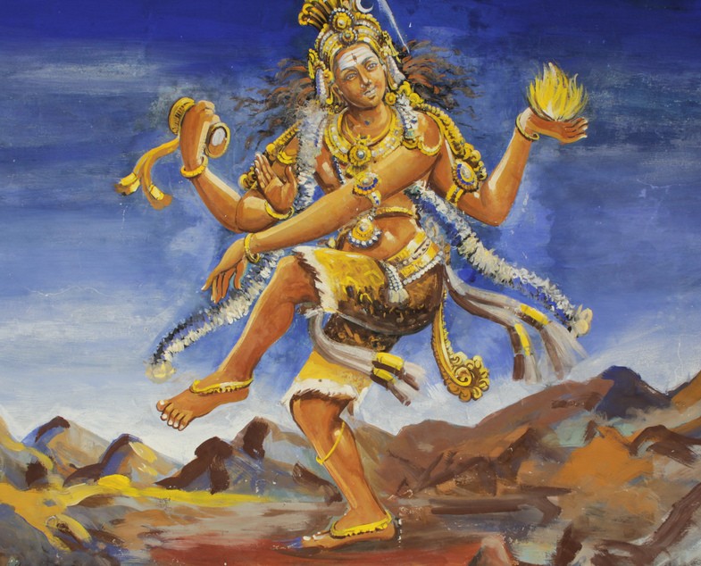 785x634 Rhythm Riding With Nataraja L E I G H A B U T L E R - Nataraja Painting