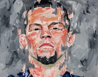 340x270 Nate Diaz Art Etsy - Nate Diaz Painting