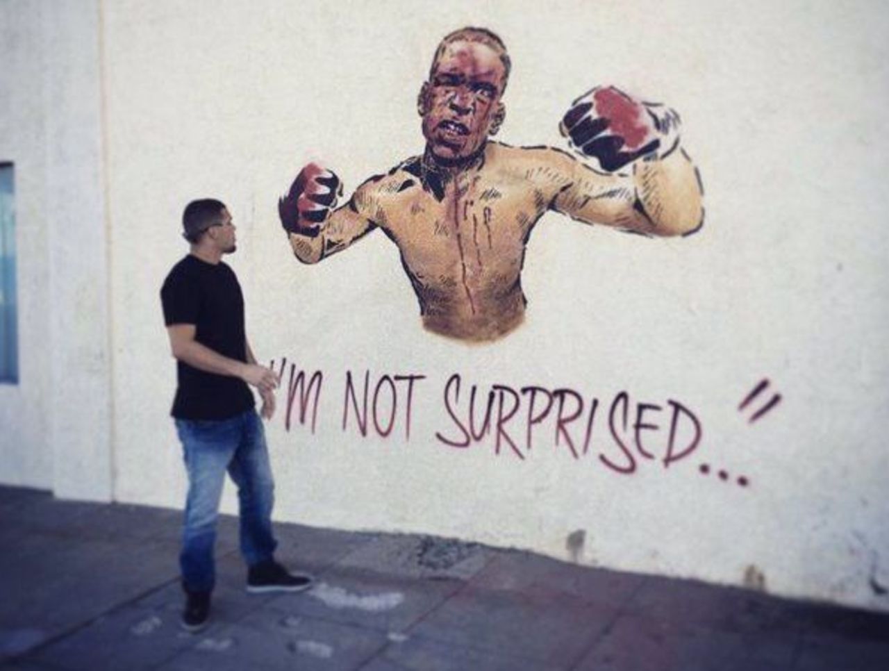 1280x966 Stockton Pays Homage To Hometown Hero Nate Diaz With Wall Art - Nate Diaz Painting