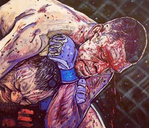 500x430 Conor Mcgregor Vs Nate Diaz Tumblr - Nate Diaz Painting