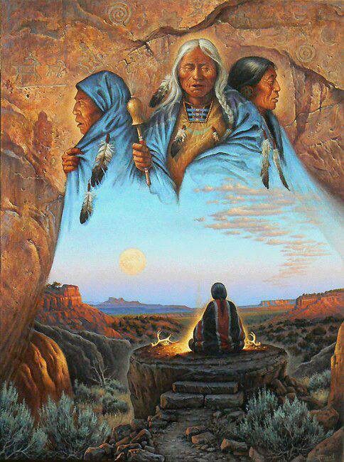 484x650 Want To Know More About Native American Art - Native American Art Painting