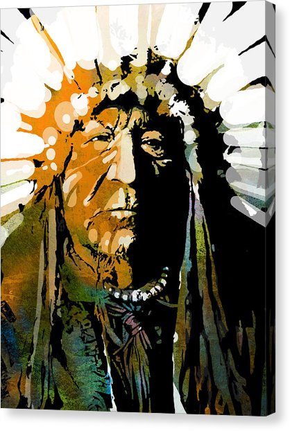 418x622 Native American Canvas Prints Fine Art America - Native American Canvas Painting