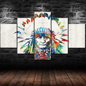 Native American Canvas Painting at PaintingValley.com | Explore ...