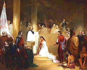 299x240 Opb American History Interactive Museum Curator - Native American Family Painting