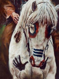 236x314 Beauty Nature Is Beautiful Native American Horses - Native American Horse Painting