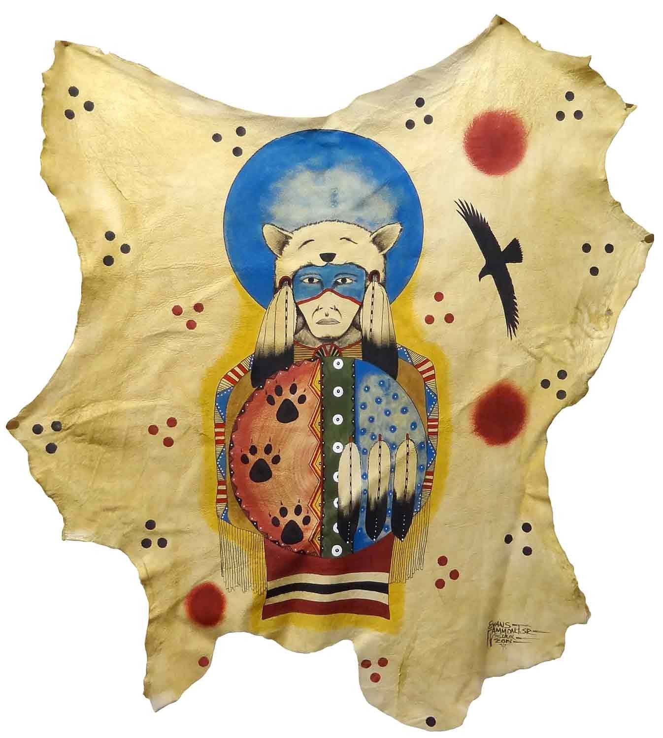 1346x1500 Native American Indian Painted Hides Native American Indian Hand - Native American Indian Painting