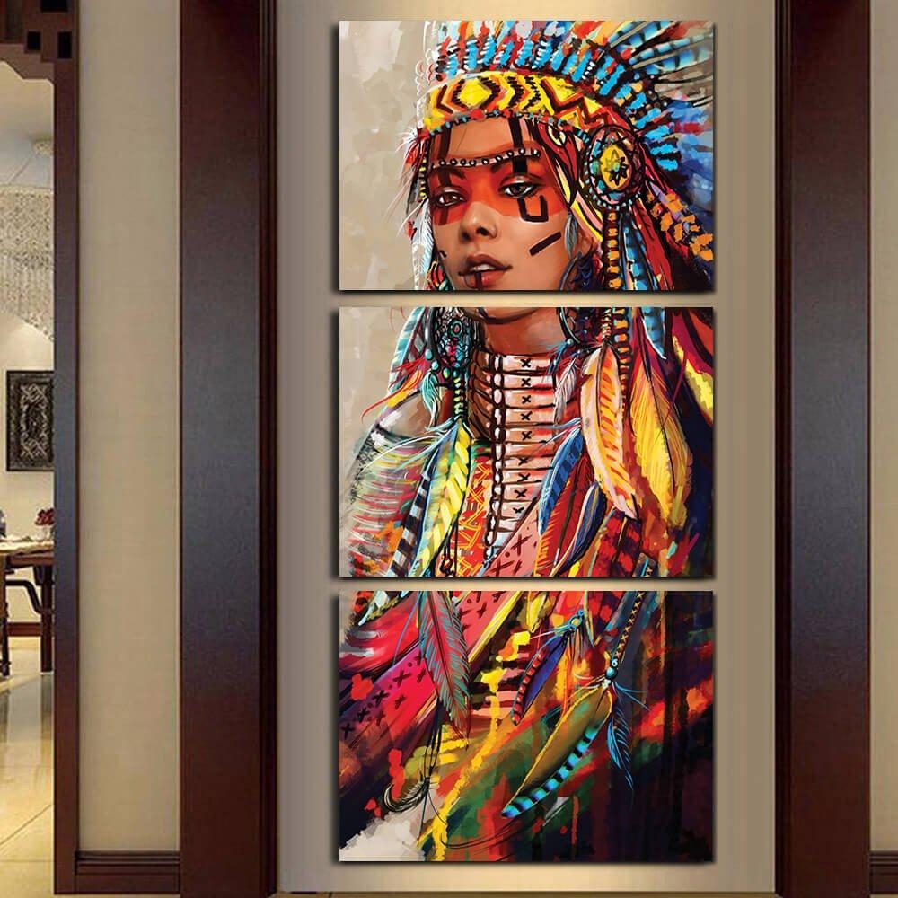 1000x1000 Wall Art Ideas Native American Wall Art (Explore - Native American Indian Painting