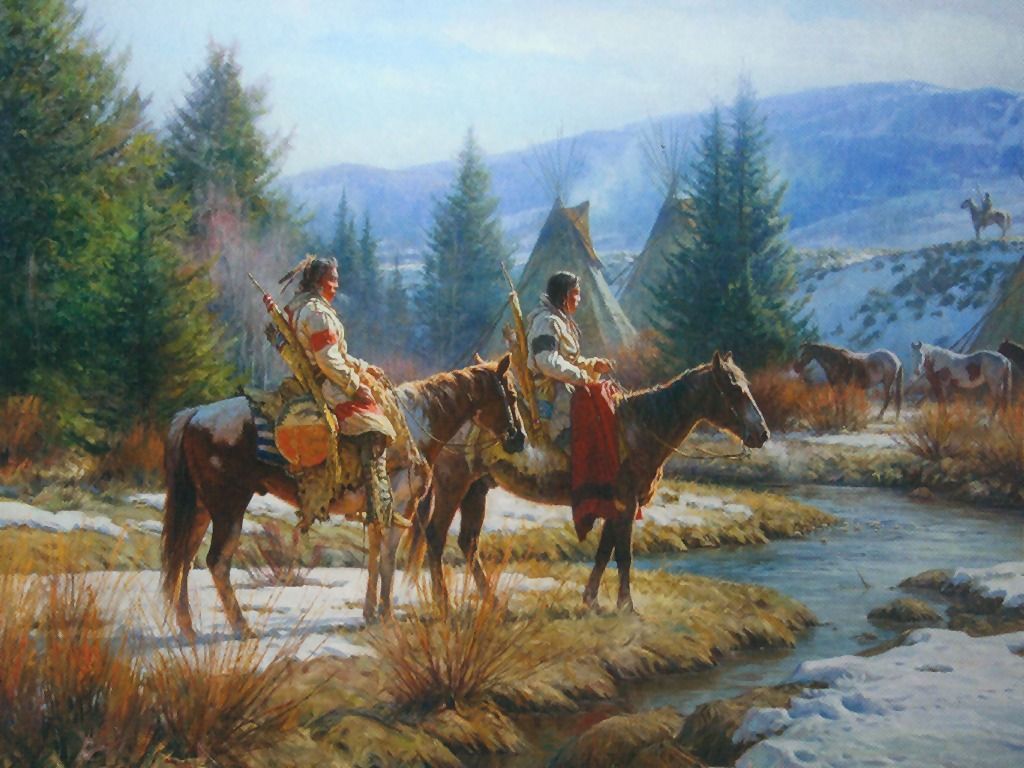 1024x768 Drawing Amp Painting Native American - Native American Landscape Painting