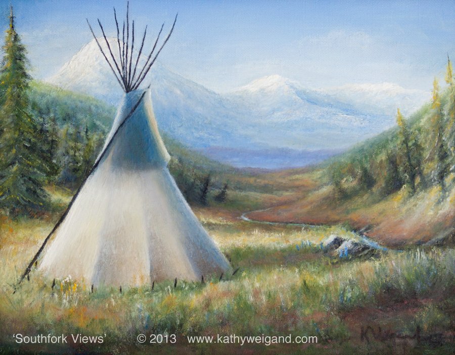 900x703 Western Art Gallery Western Galleries Fredericksburg Texas - Native American Landscape Painting