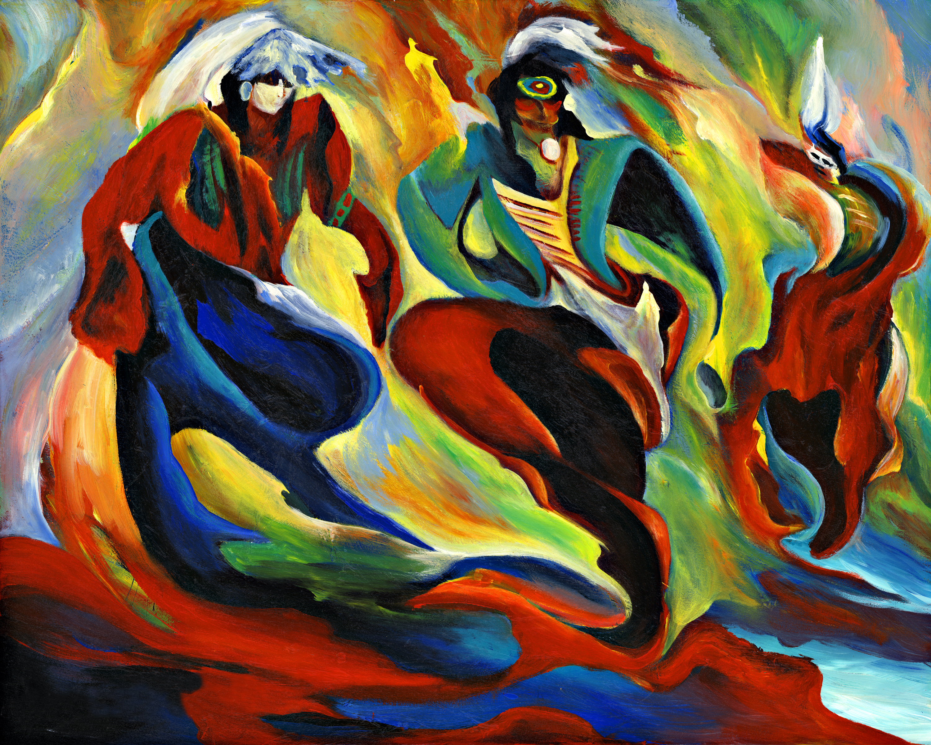 3000x2400 Joanne Bird - Native American Painting