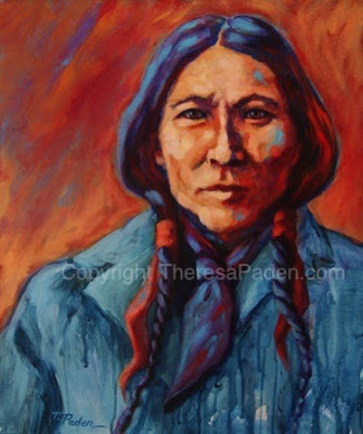 Native American Portrait Painting at PaintingValley.com | Explore ...