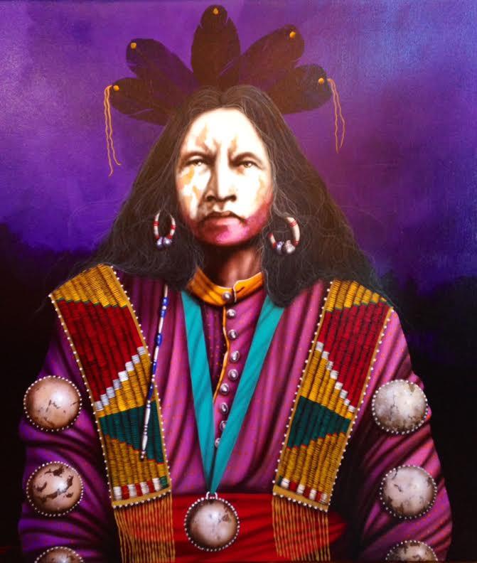 671x792 Stunning Native American Portrait Painting By Jd Challenger! - Native American Portrait Painting