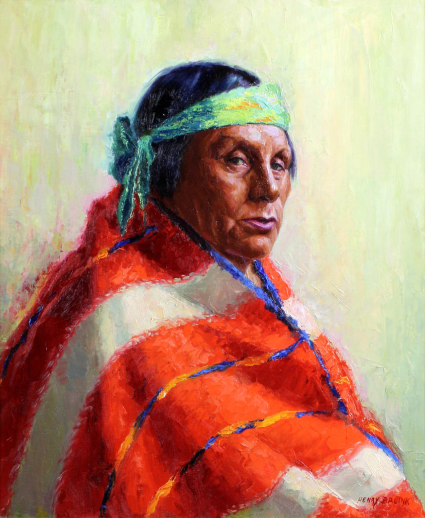 846x1030 Henry C. Balink Native American Portraits Tucson Museum Of Art - Native American Portrait Painting