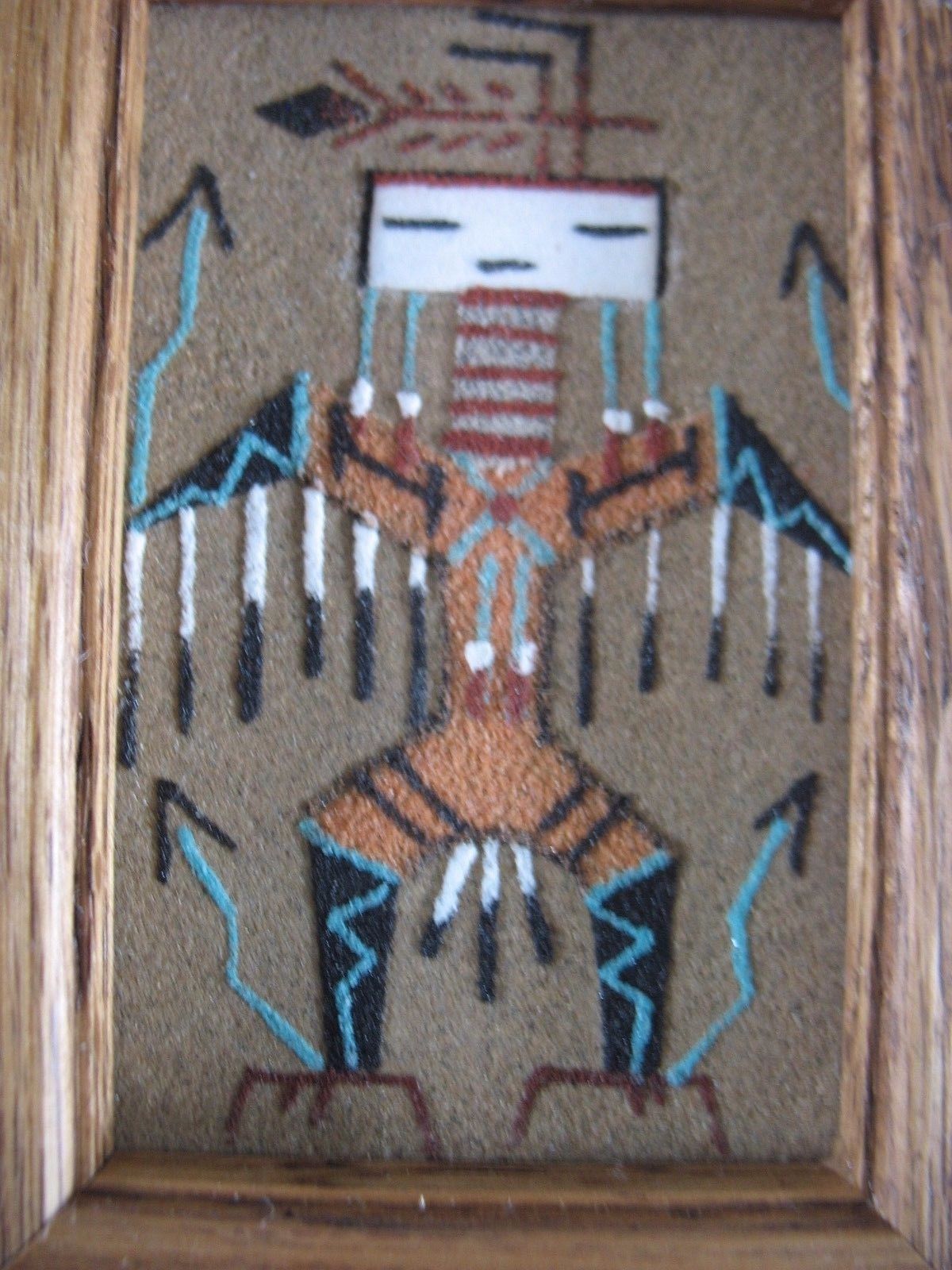 1200x1600 Native American Sand Painting Thunderbird Thunder Bird By Johnson - Native American Thunderbird Painting