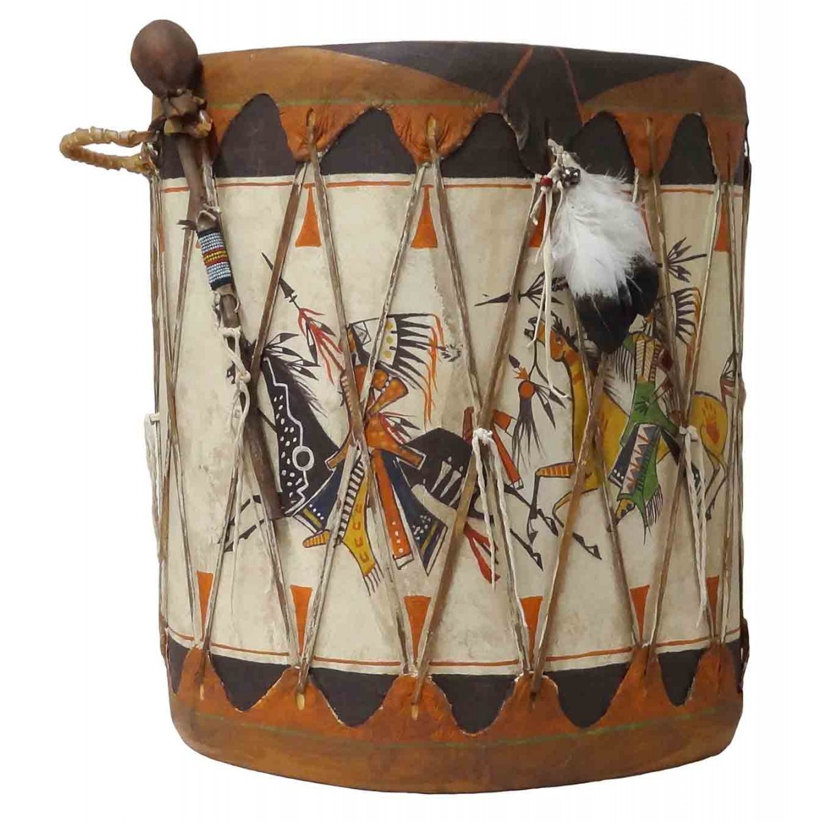 1200x1200 Native American Hand Painted Drums Native American Hand Painted - Native American Thunderbird Painting