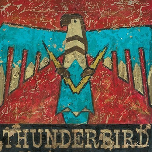 500x500 Southwest Art Native American Retro Thunderbird - Native American Thunderbird Painting