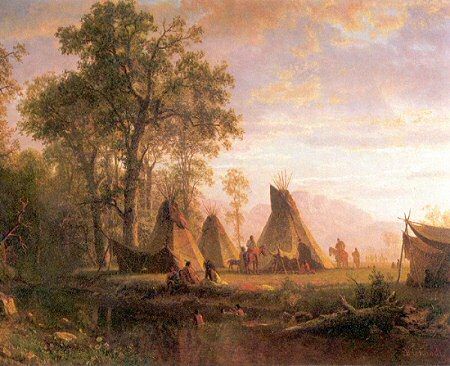 Native American Village Painting at PaintingValley.com | Explore ...