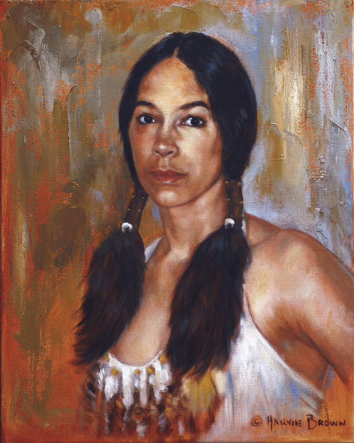 721x900 Native American Women Paintings Fine Art America - Native American Woman Painting