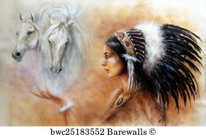 Native American Woman Painting Beautiful At PaintingValley.com ...