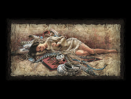 450x338 Native American Beauty F5cmp - Native American Woman Painting Beautiful