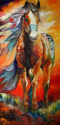236x491 Pin By Ohitekah On Native Horses Horse, Horse - Native Horse Painting