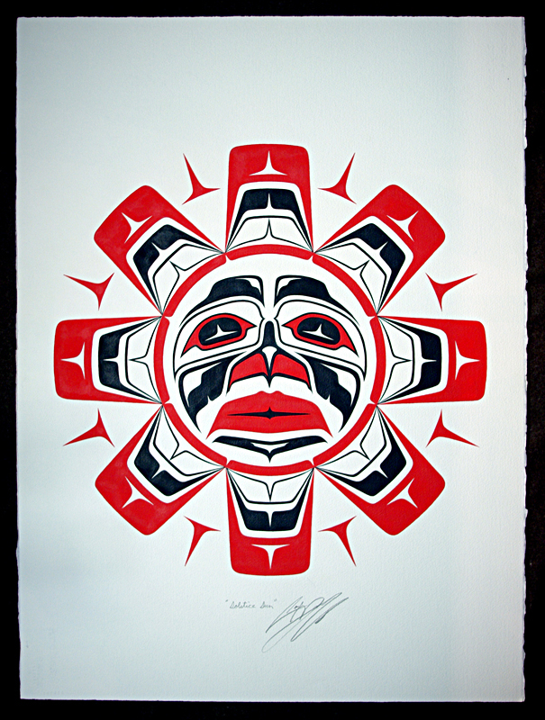 605x800 Native Prints And Original Paintings Solstice Sun Painting By - Native Painting