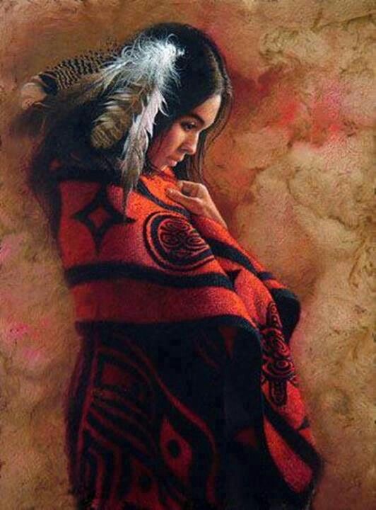 532x720 The 404 Best Native American Dreams Images On Cute - Native Woman Painting