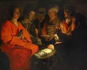 300x243 Nativity Of Jesus In Art - Nativity Painting