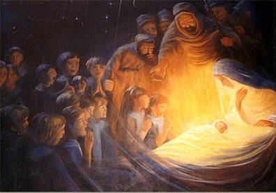 396x277 The Nativity Painting By Dallas Pavone - Nativity Painting