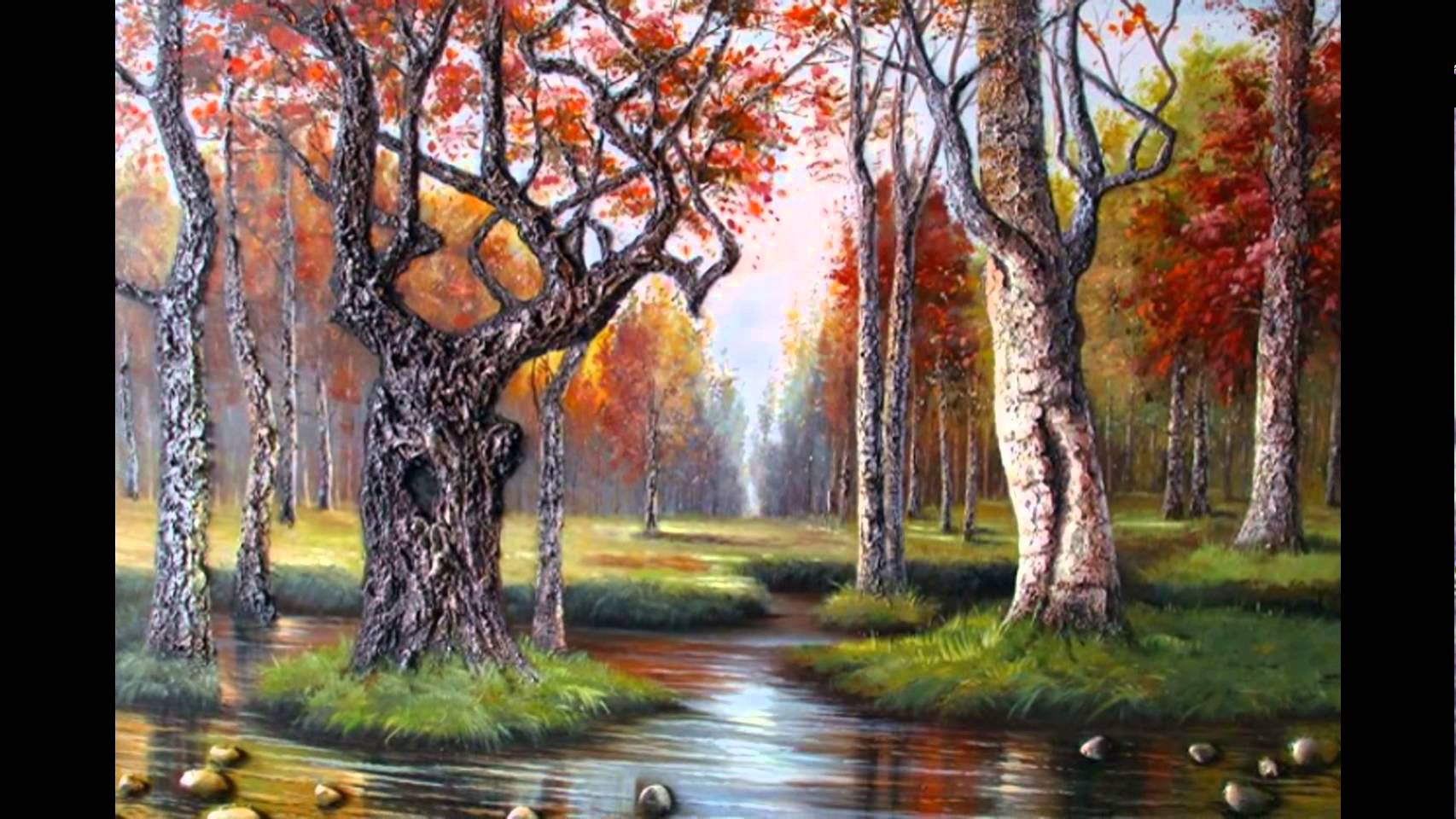 1706x960 Landscape Oil Paintings - Natural Scenery Painting