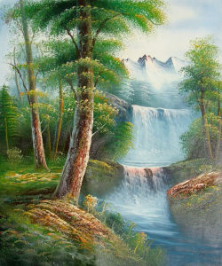 250x300 China Beautiful Lake Natural Scenery Painting (Lh 355000) - Natural Scenery Painting