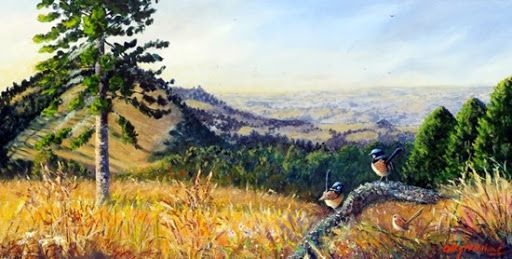 512x259 Nature Art - Nature Landscape Painting