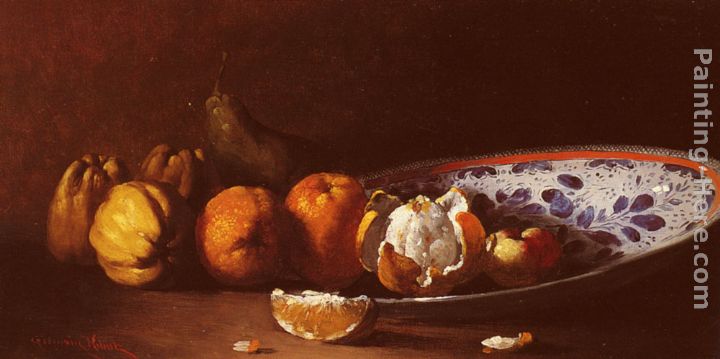 720x359 Germain Theodure Clement Ribot Nature Morte Aux Fruits Painting - Nature Morte Painting