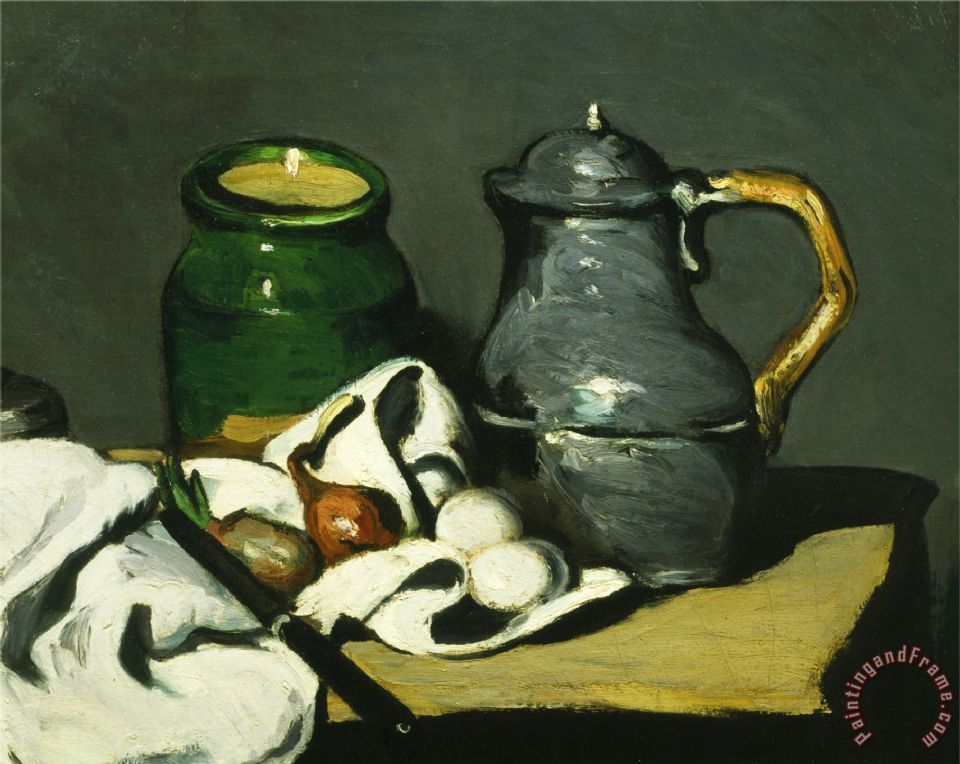 960x764 Paul Cezanne Nature Morte A La Bouilloire Still Life With Kettle - Nature Morte Painting
