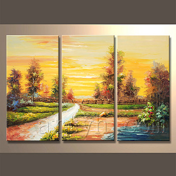 350x350 Wholesale Handmade Beautiful Nature Scenery Oil Painting - Nature Oil Painting